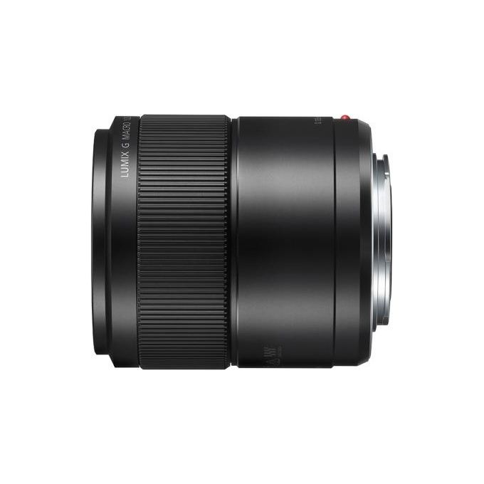 Panasonic H-HS030E Lumix G Obiettivo Macro 30mm f2.8 MEGA O.I.S. 46mm filtro colore Nero