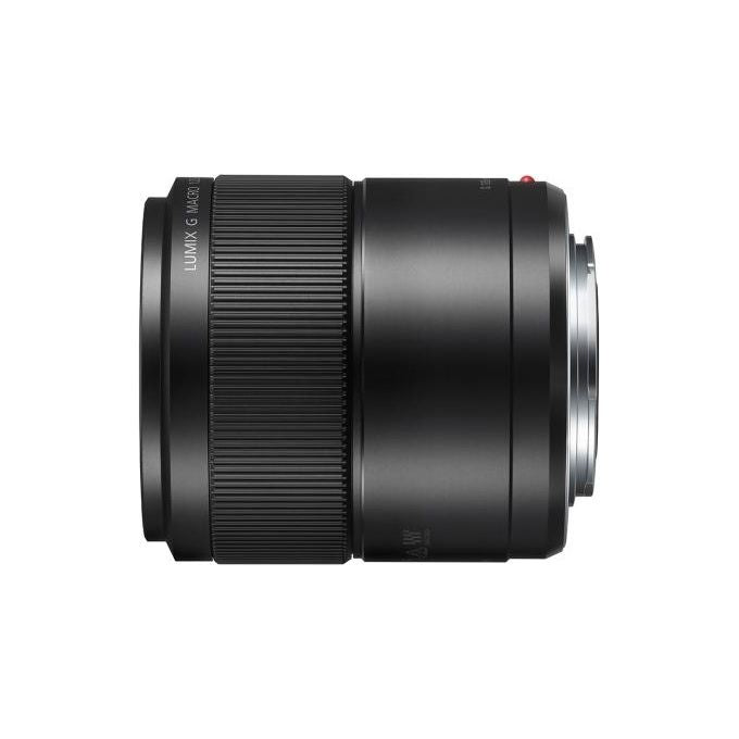 Panasonic H-HS030E Lumix G Obiettivo Macro 30mm f2.8 MEGA O.I.S. 46mm filtro colore Nero