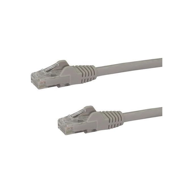 StarTech Cavo di rete CAT 6 - Cavo Patch Ethernet RJ45 UTP Grigio da 50 cm antigroviglio