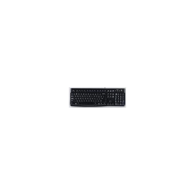 Logitech K120 Tastiera USB Cablata Full-size QWERTY Italiano Nero per Windows-Linux