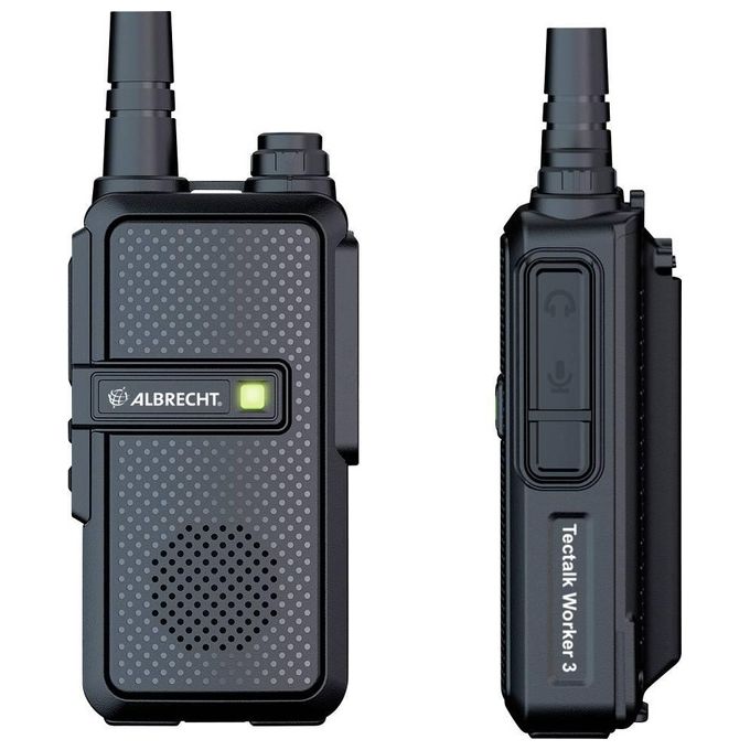 Albrecht Tectalk Worker 3 Case 4-Pack Walkie Talkies per Cantieri