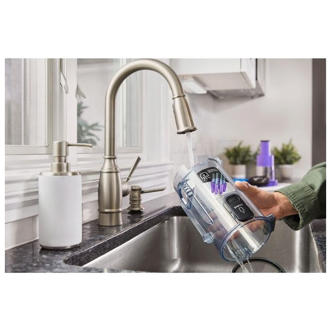 Black+Decker Scopa Ricaricabile 21.6V fino a 35 Minuti 100W 2 Turbo Spazzole Laterali