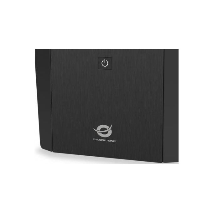 Conceptronic 110525903 ZEUS03E Gruppo di continuita' Line Interactive 1200 VA 720 W 6 Prese IEC C13 AVR Integrato Display LCD USB e Ethernet colore Nero