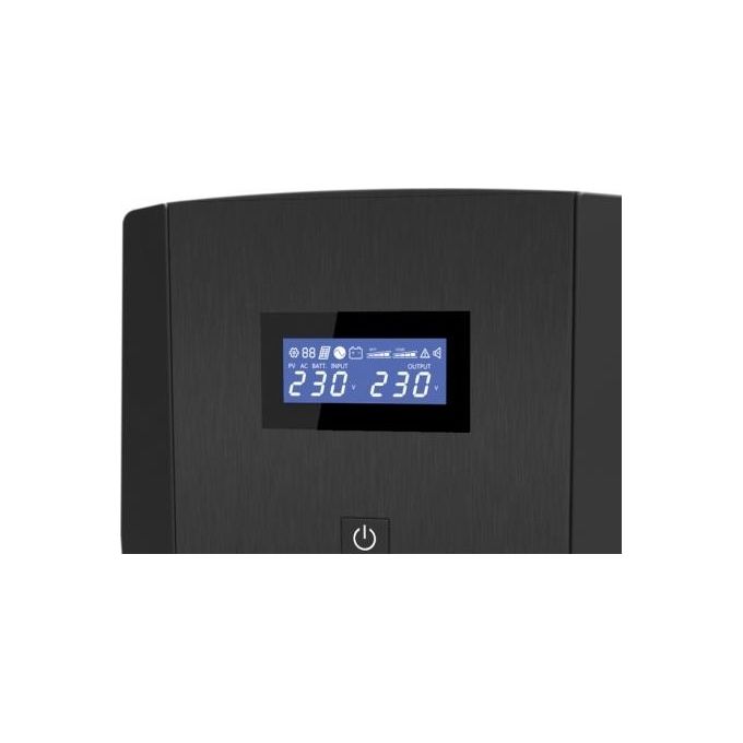 Conceptronic 110525903 ZEUS03E Gruppo di continuita' Line Interactive 1200 VA 720 W 6 Prese IEC C13 AVR Integrato Display LCD USB e Ethernet colore Nero