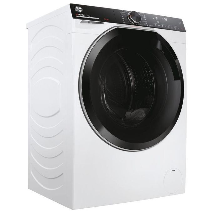 Hoover H-WASH 700 H7W 610MBC-S - Lavatrice a carica frontale 10 kg, 1600 rpm, Classe A, Motore Inverter, Programma Auto Care, (85x60x57 cm), Bianco
