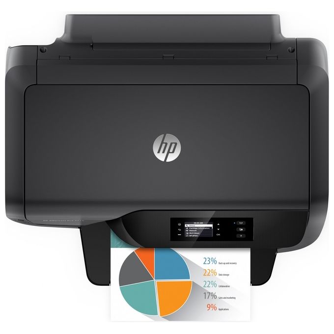 [ComeNuovo] Hp Stampante Inkjet Multifunzione Officejet pro 8210 Risoluzione 2400 x 1200 DPI A4 Wi-Fi Nera