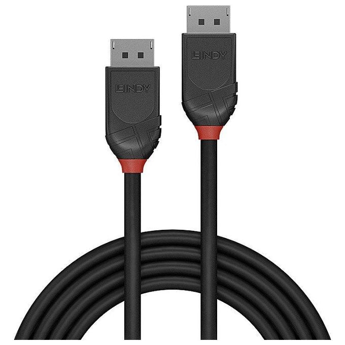 Lindy Cavo Displayport 1,2 M-M Black Line 1mt