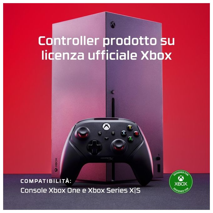 HP HyperX 6L366AA Periferica di Gioco Nero USB Gamepad