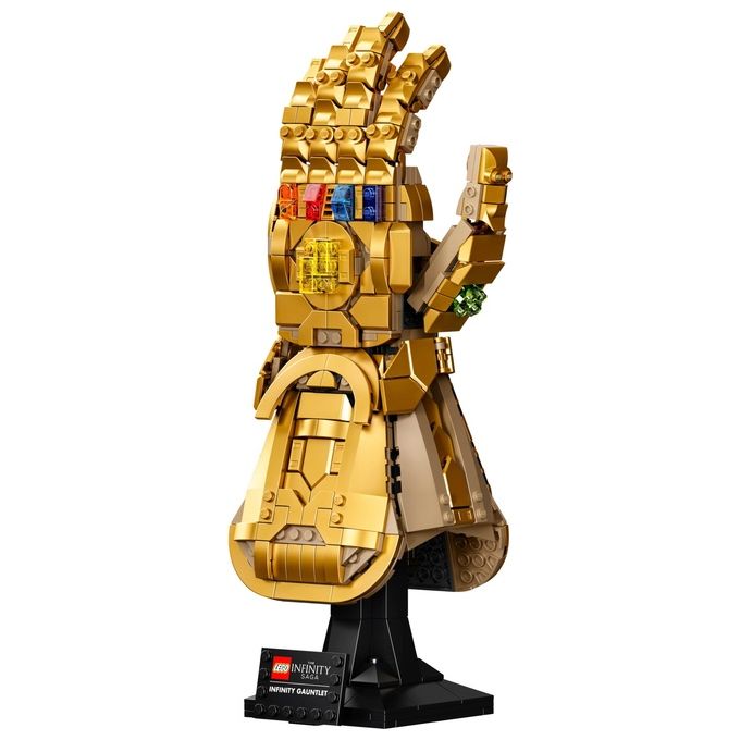 LEGO Super Heroes Marvel 76191 Guanto dell'Infinito di Thanos, Modello da Costruzione Avengers da Collezione, Set per Adulti