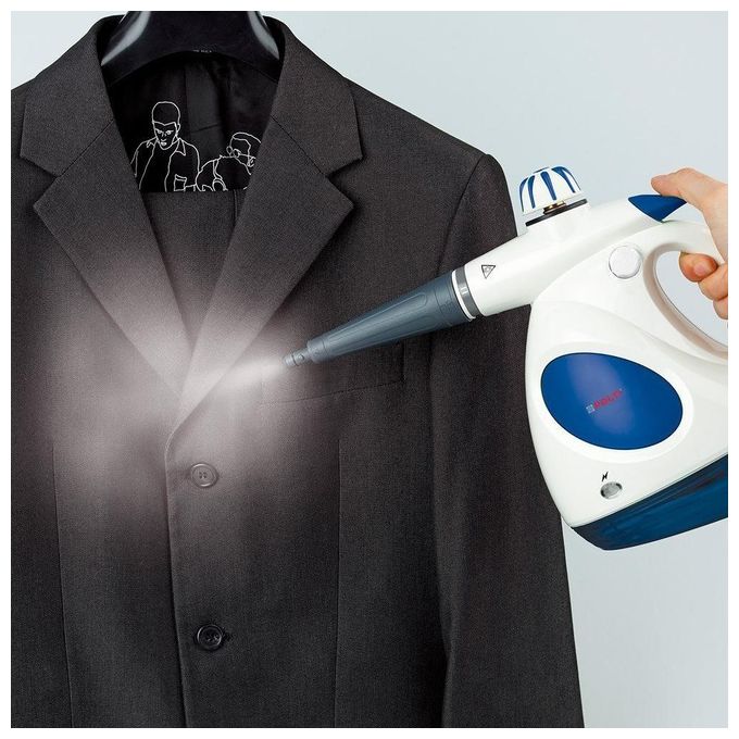 Polti PGEU0011 Vaporetto First Pistola a Vapore Capacita' 200 ml Potenza 1000 W Bianco-Blu