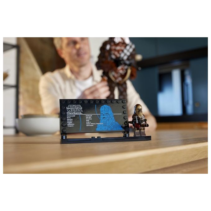 LEGO Star Wars 75371 Chewbacca, Kit Modellismo per Adulti da Collezione 40° Anniversario Il Ritorno dello Jedi, Idea Regalo