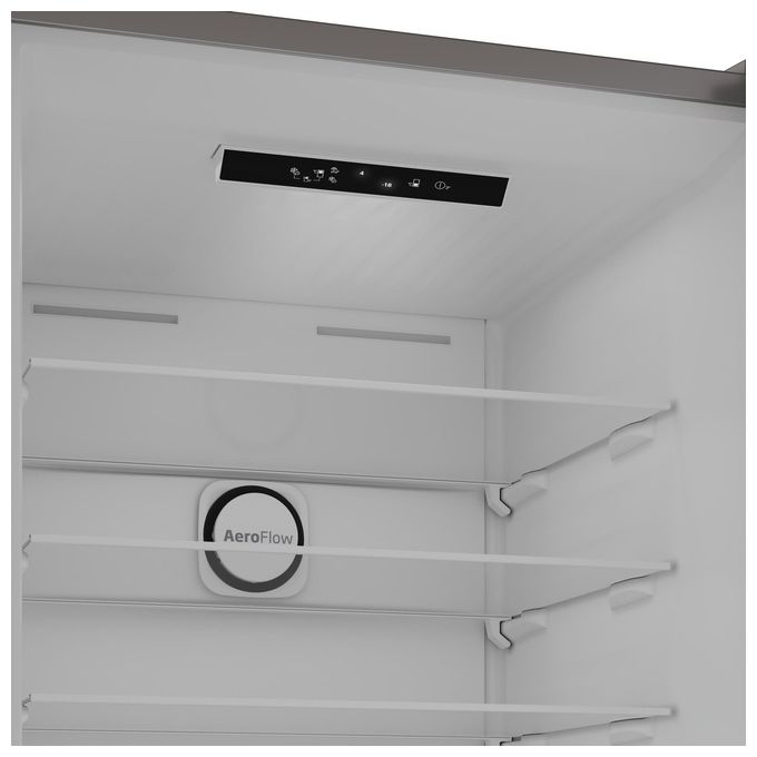 BEKO B3RCNE564HDXB Frigorifero con Congelatore Libera Installazione 490 Litri Classe Energetica E Metallico