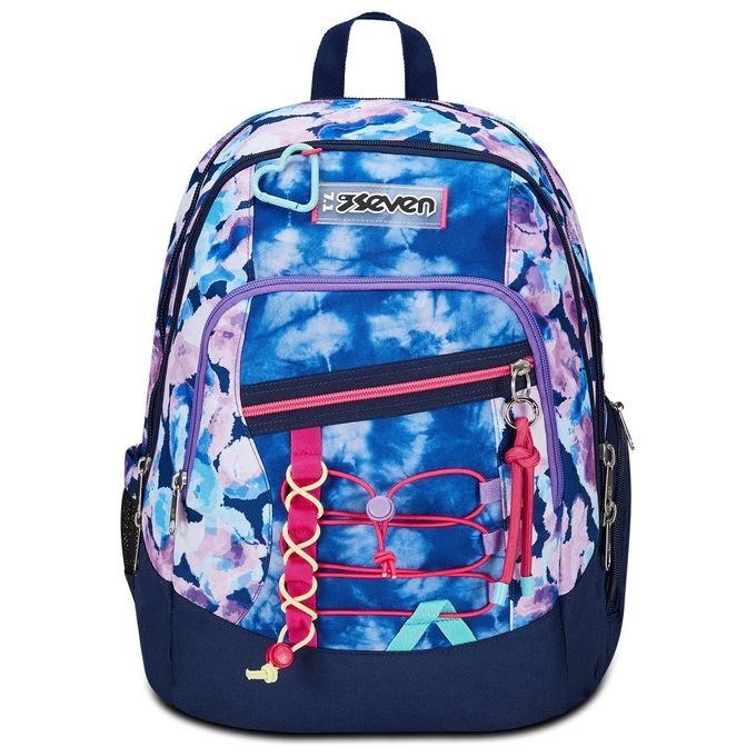 Seven Zaino Scuola Advanced Custom Cloud Viola Fucsia