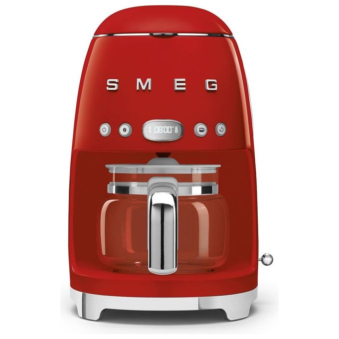 Smeg DCF02RDEU Macchina per Caffe' Automatica con Filtro 1.4 Litri Rosso