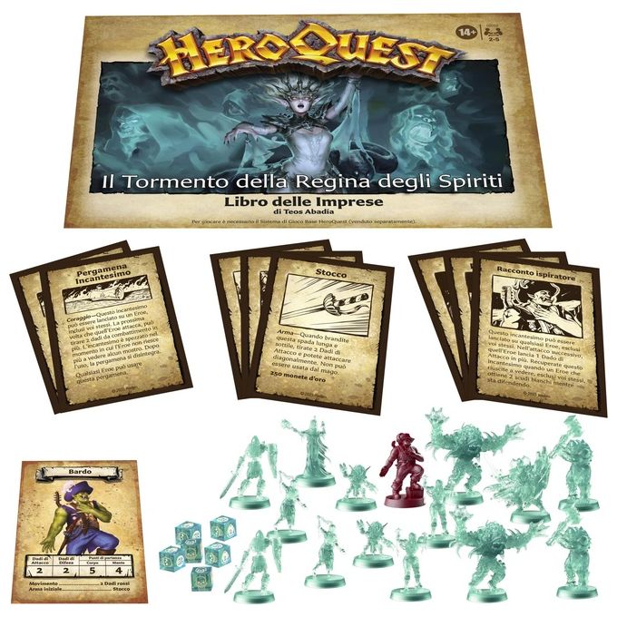 Hasbro Gioco Avalon Hill HeroQuest Il Tormento della Regina degli Spiriti