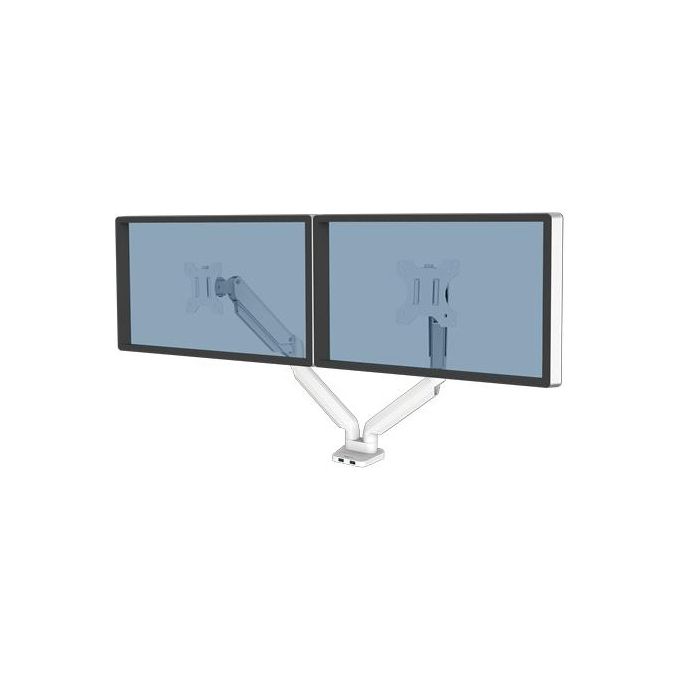 Fellowes Platinum Series Dual Monitor Arm 32'' Bianco