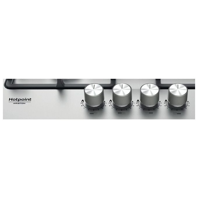 Hotpoint PPH 60G DF-IX Piano Cottura a Gas 4 Zone 59 cm Inox