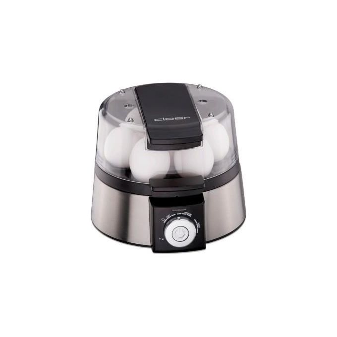 Cloer 6070 Cuociuova elettronico in acciaio INOX Nero Argento