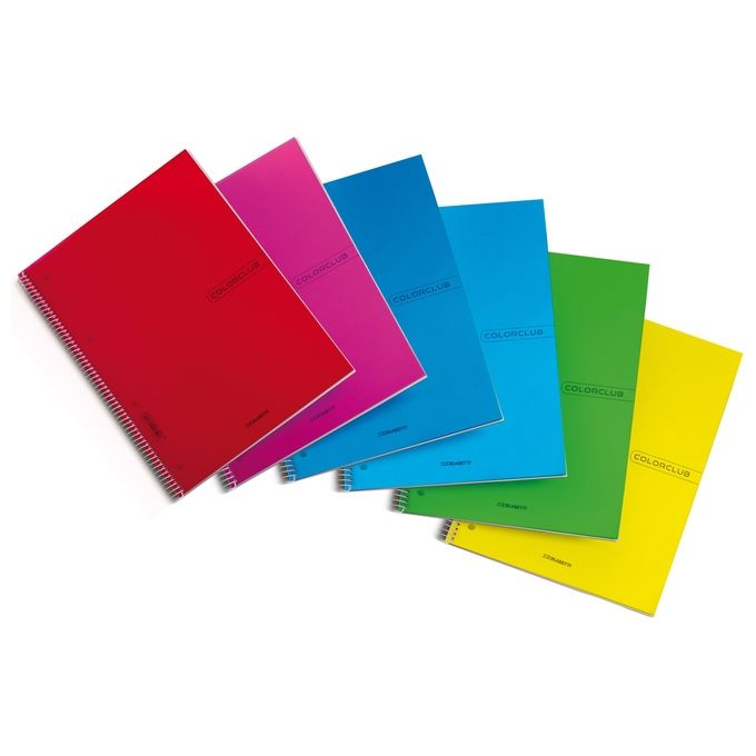 Blasetti Confezione 6 Quaderni Color Club Spiralato A4 5m