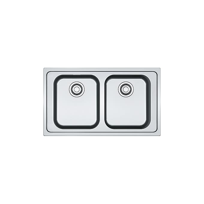 Franke SRX 620 Smart Lavello Acciaio Inox Satinato da Incasso 2 Vasche  Acciaio inossidabile 86x50cm 101.0356.666