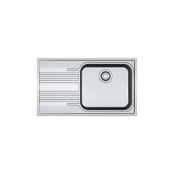 Franke Lavello Inox SRX 611 3 1-2 WWK Gocciolatoio a Destra 1 Vasca + Scolapiatti 86 cm 101.0356.881