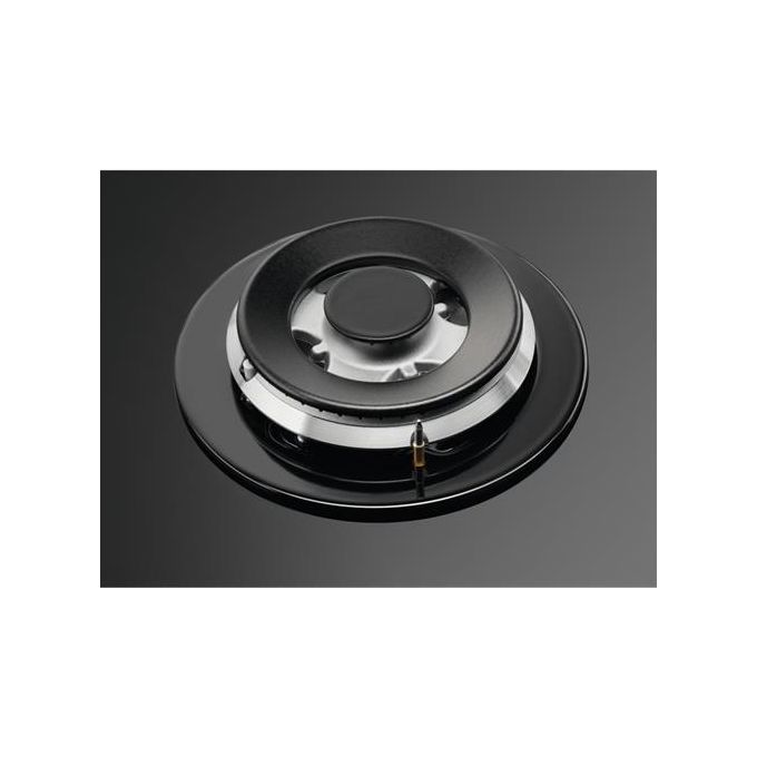 Electrolux KGG6436K Piano Cottura a Gas on Glass 4 Zone Bruciatore Wok multicorona 60 cm Nero