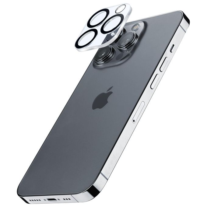 Cellular Line Pellicola Protettiva Camera Lens Protector per iPhone 15 Pro-15 Pro Max