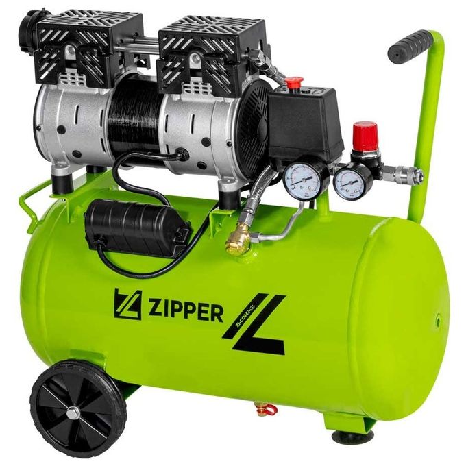 ZIPPER ZI-COM24SI Silent Compressore per Uso Fai da Te Ideale per Progetti di Brico e Giardino