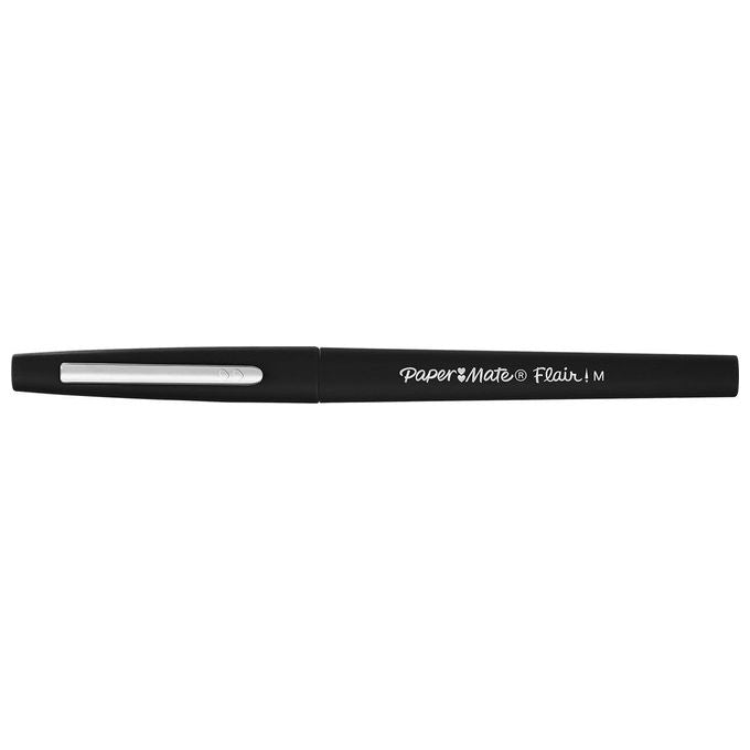 Paper Mate Flair Pennarelli M 0.7mm Nero 5 Pezzi