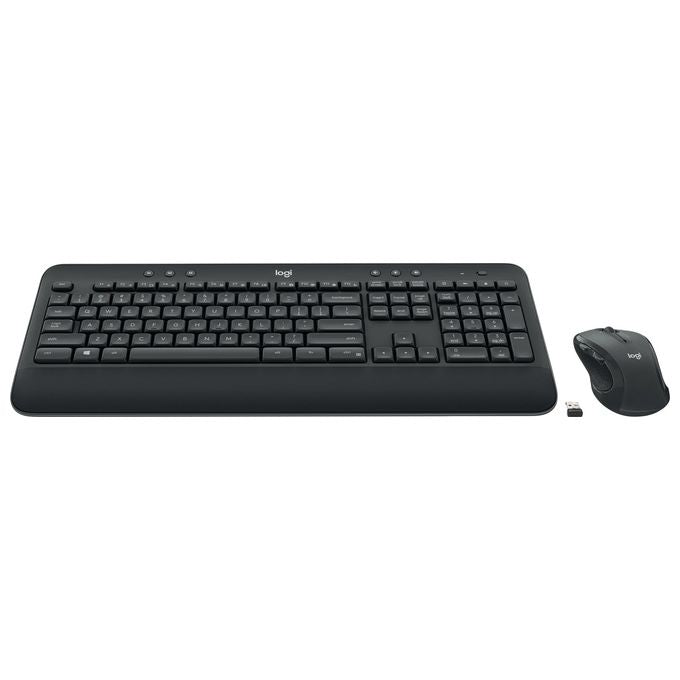 Logitech Mk545 Advanced Wireless Keyboard And Mouse Combo Tastiera Usb QWERTZ Tedesco Nero