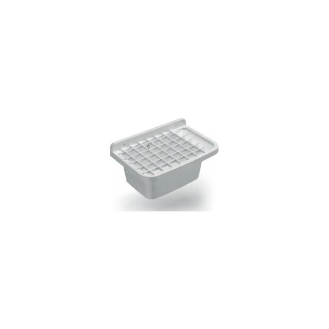 Mongardi Pilozzo a parete in resina 50cm con Griglia 50L x 35P x 24H