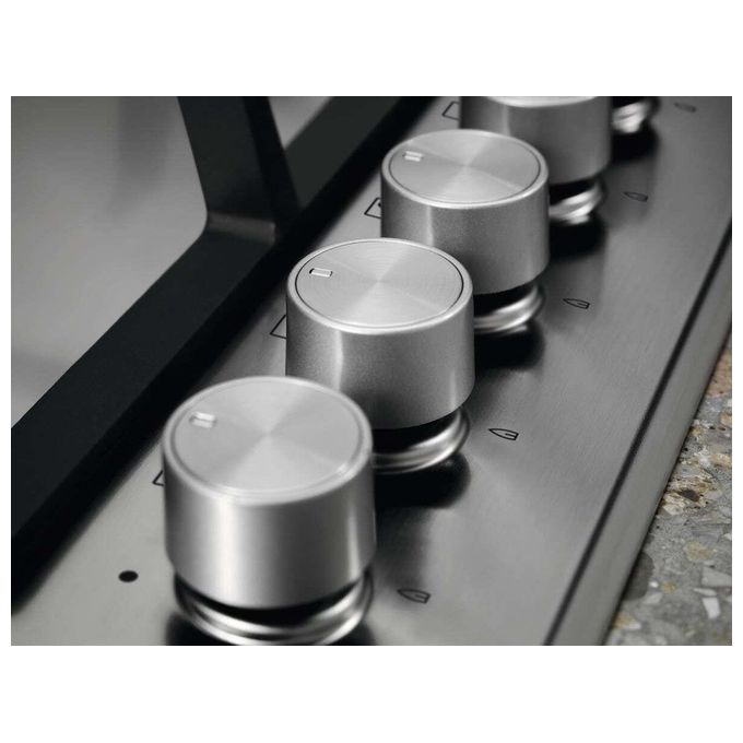 Electrolux KGS6436SX Piano Cottura a Gas 4 Fuochi Griglie in Ghisa Bruciatore Tripla Corona 60 cm Acciaio Inox