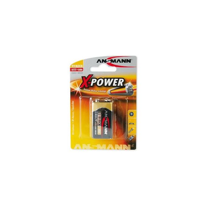 Ansmann X-power 9v Alcaline Box 1x