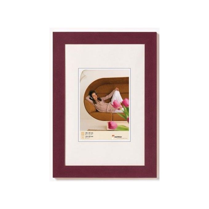 Walther Grado Cornice Portafoto 13x18cm in Legno Rosso