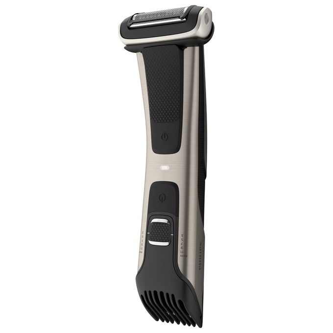 Philips BG7025-15 Bodygroom 7000 Depilatore Corpo da Uomo Wet and Dry Testina 4D Autonomia 80 min Nero