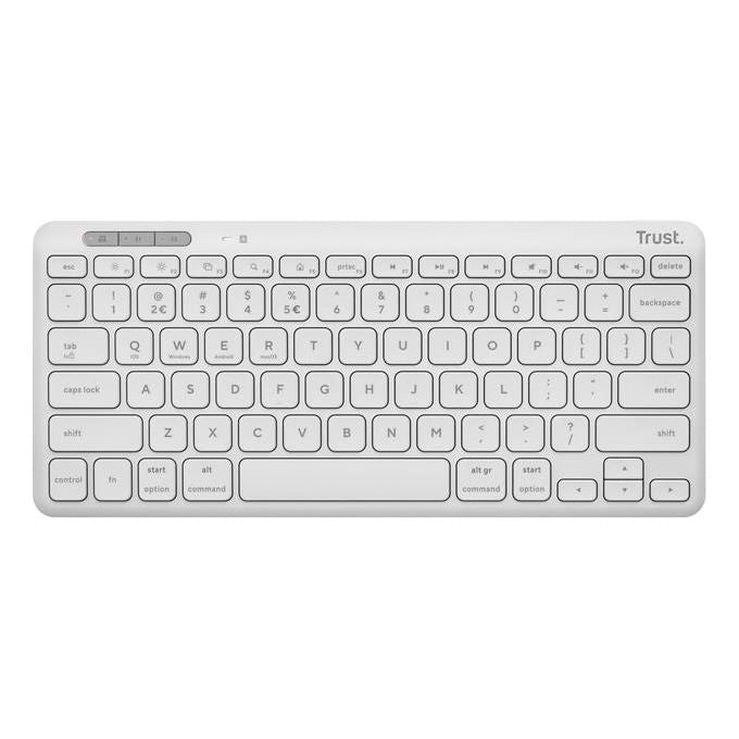 Trust Lyra Tastiera RF senza Fili  Bluetooth QWERTY Italiano Bianco