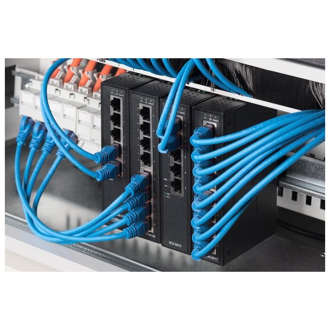 Digitus Supporto Guida Din 3U 135x480x150mm con Din Rail 35x390mm Grey Ral 7035