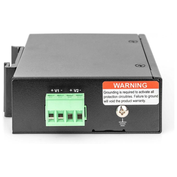 Digitus Splitter Industriale Gigabit con Alimentazione Poe Fino A 95 Wat 802.3bt