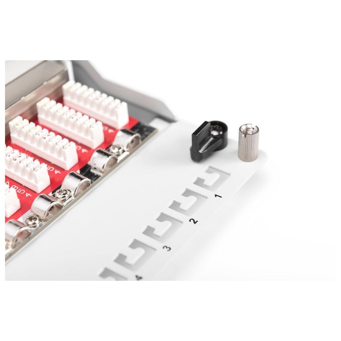 Digitus DN-91612SD-EA-G Patch Panel Cat 6A Classe EA 12 Porte Schermato 360° Grigio