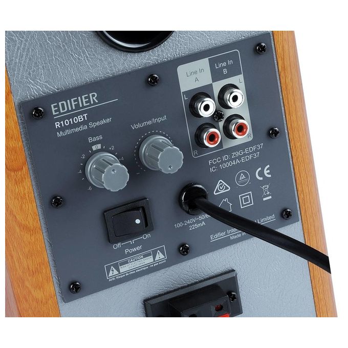 Edifier R1010bt Coppia Diffusori Diffusori Amplificati 24W Bluetooth 5.0 Colore Legno