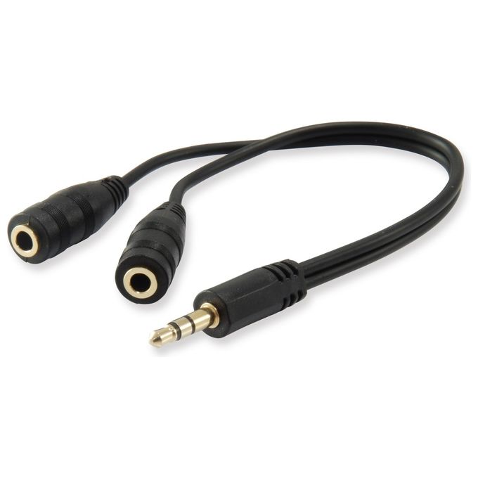 Conceptronic Adattatore Audio Male VS 2 Female