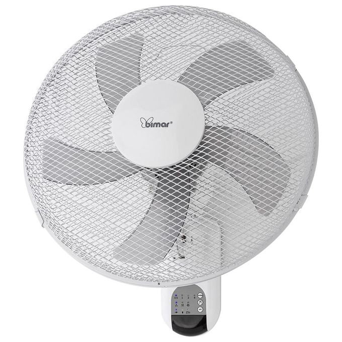 Bimar Ventilatore da Parete con Telecomando Elica 40cm per Climatizzazione e Comfort in Ambienti Domestici