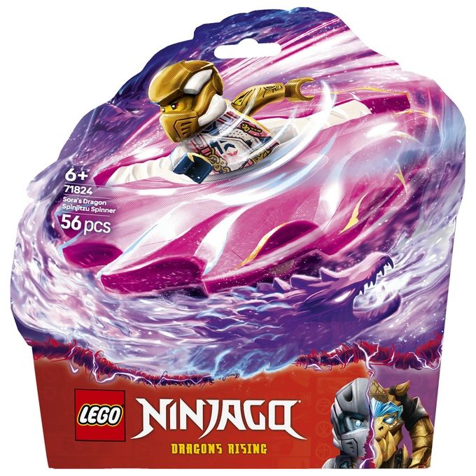 LEGO Spinner del Drago Spinjitzu di Sora 71824 Ninjago Giocattolo Avventura Creativa