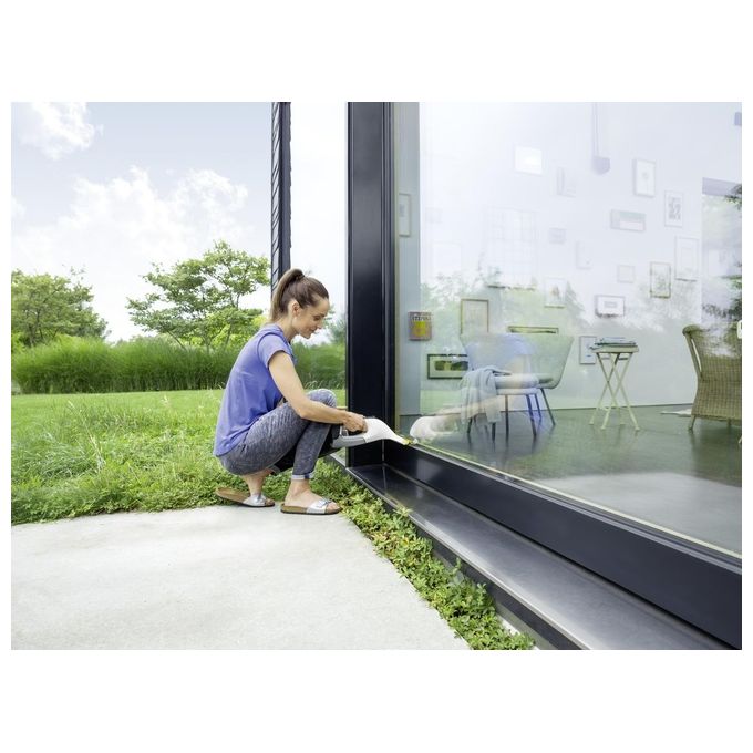 Karcher WV 6 Plus Pulitore di Finestra Elettrico 0.15 Litri Argento-Bianco