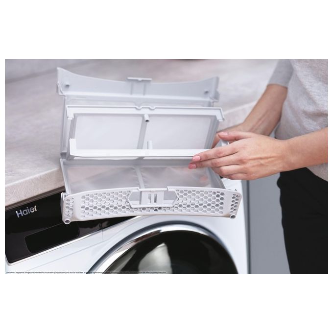 Haier I-Pro Series 3 HD90-A2939 Asciugatrice Libera Installazione Caricamento Frontale 9Kg Classe Energetica A Bianco