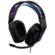 Logitech G335 Cuffie Gaming Cablate Microfono Flip to Mute Jack Audio da 3.5mm Nero