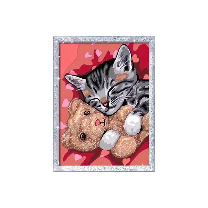 Ravensburger Gioco Creativo Creart Gattino e il suo Orsetto