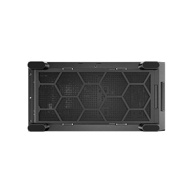 Antec Flux Wood 5 Ventole Pwm Incluse Pannello Frontale ad Alto Flusso d'aria con Legno di Noce Type-C Radiatore da 420mm e Supporto per Scheda Madre con Connessione Posteriore