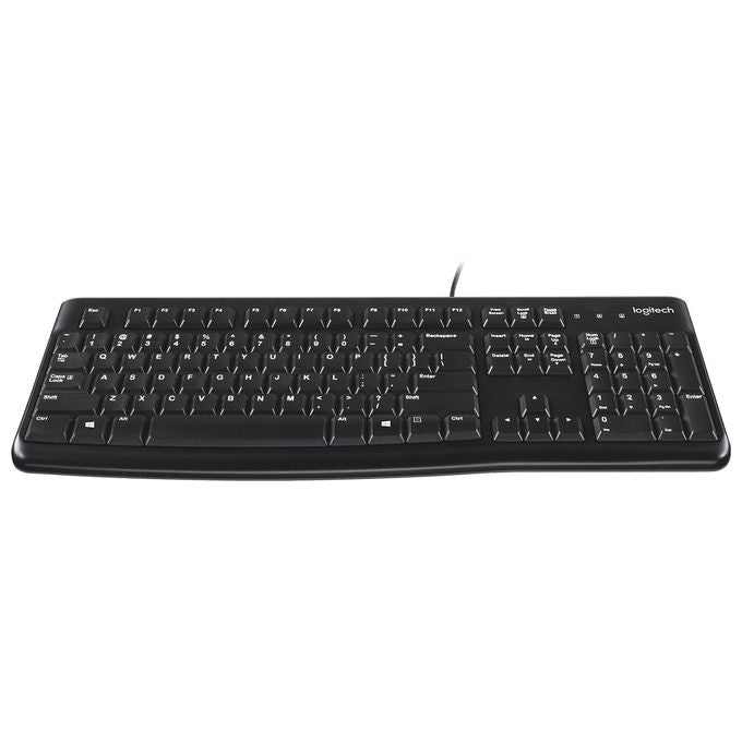 Logitech K120 Tastiera Cablata per Windows Spagnolo Nero