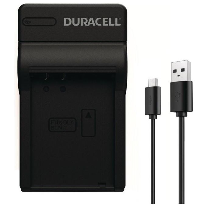 Duracell Caricatore con cavo USB per Olympus BLN-1